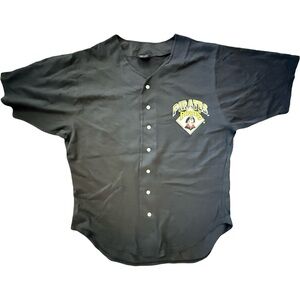 Vintage 90s Pittsburgh Pirates MLB Button Front Jersey Shirt Large
